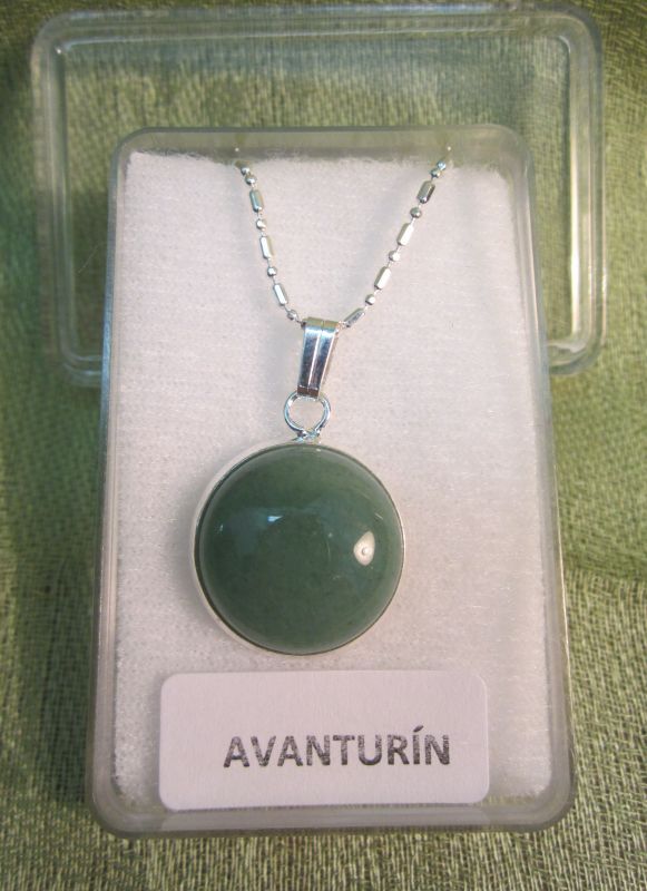 Avanturín přívěšek stříbro