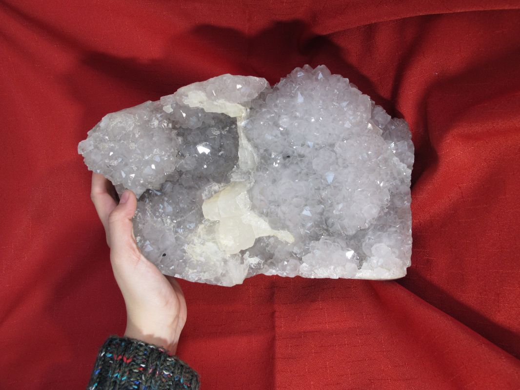 Geoda křišťál s kalcitem (13 kg)